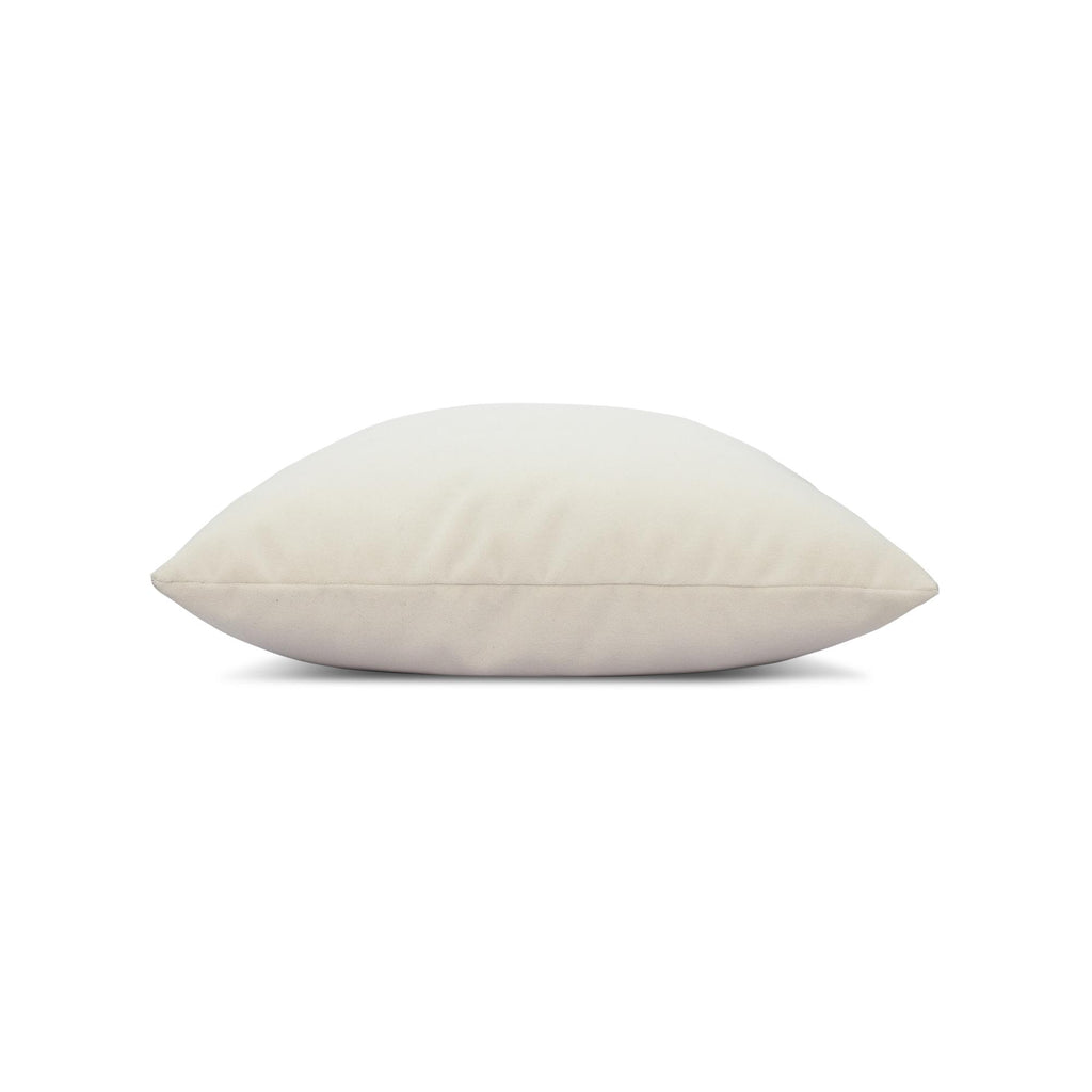 Elaine Smith Lush Velvet Oatmeal Ivory 20" x 20" Pillow