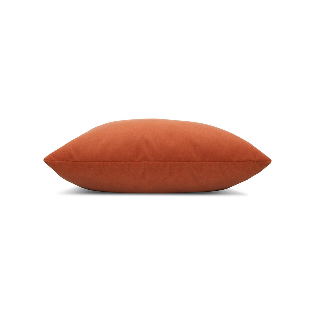 Elaine Smith Lush Velvet Papaya Orange 20" x 20" Pillow