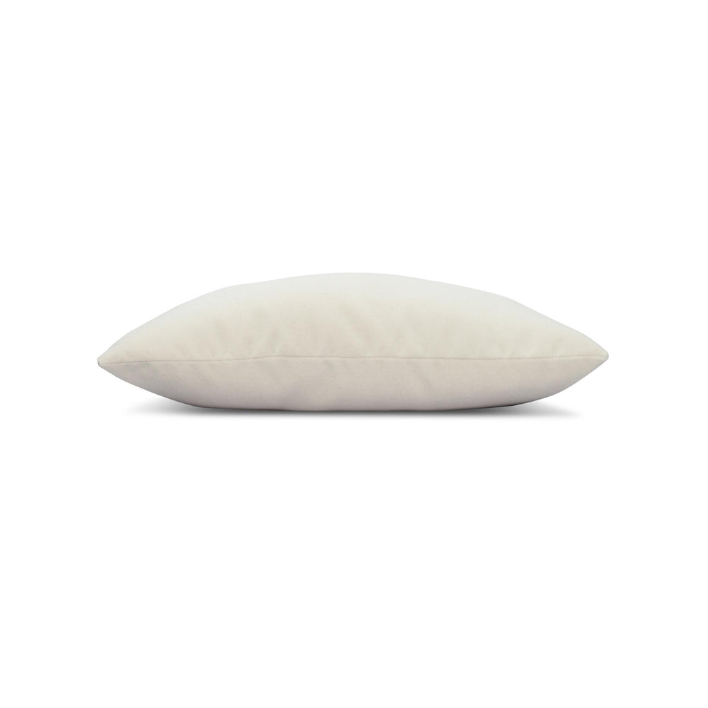 Elaine Smith Lush Velvet Oatmeal Ivory 12" x 20" Pillow