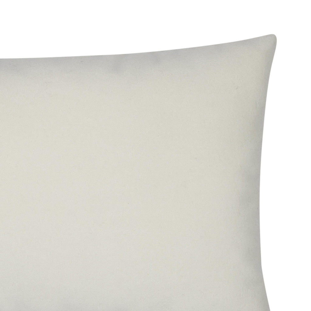 Elaine Smith Lush Velvet Oatmeal Ivory 12" x 20" Pillow