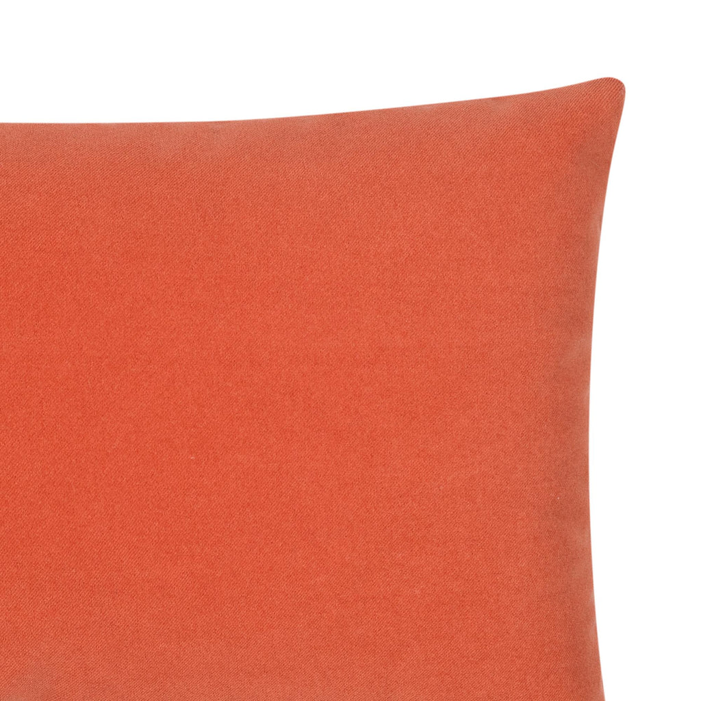 Elaine Smith Lush Velvet Papaya Orange 12" x 20" Pillow