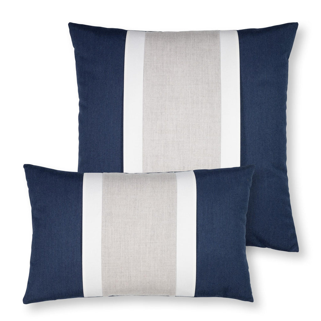 Elaine Smith Nevis Indigo Blue 20" x 20" Pillow