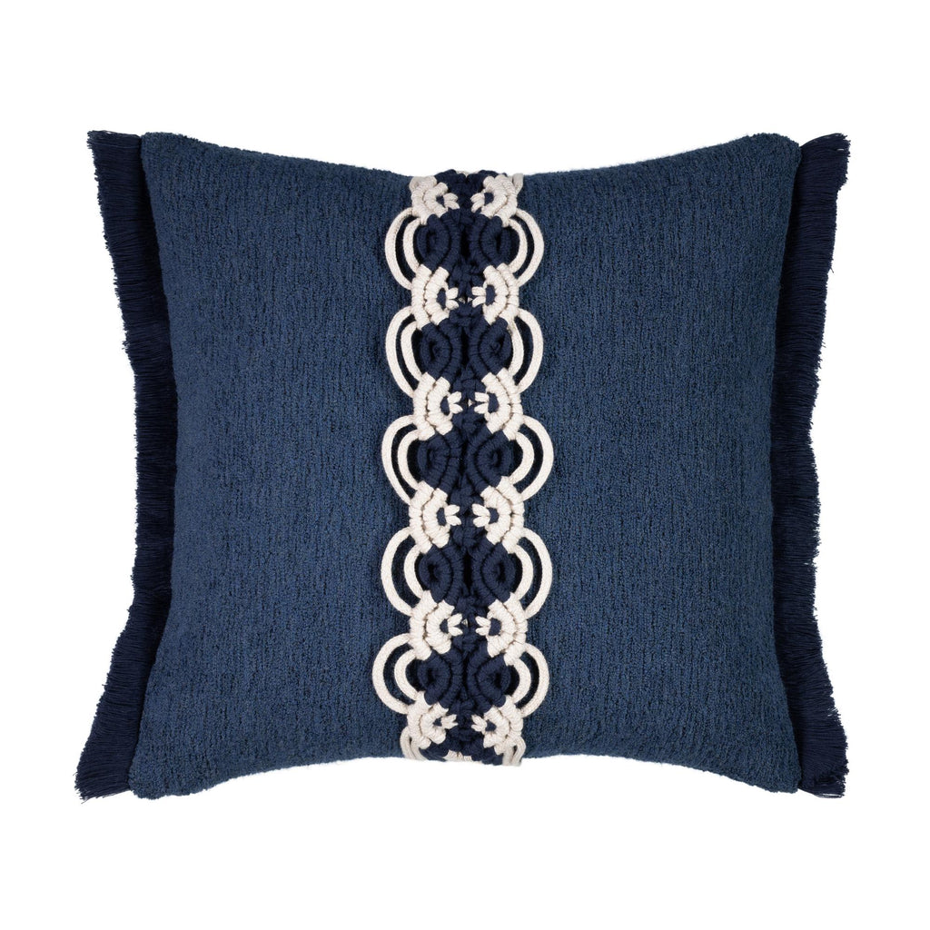 Elaine Smith Distinction Indigo Blue 20" x 20" Pillow