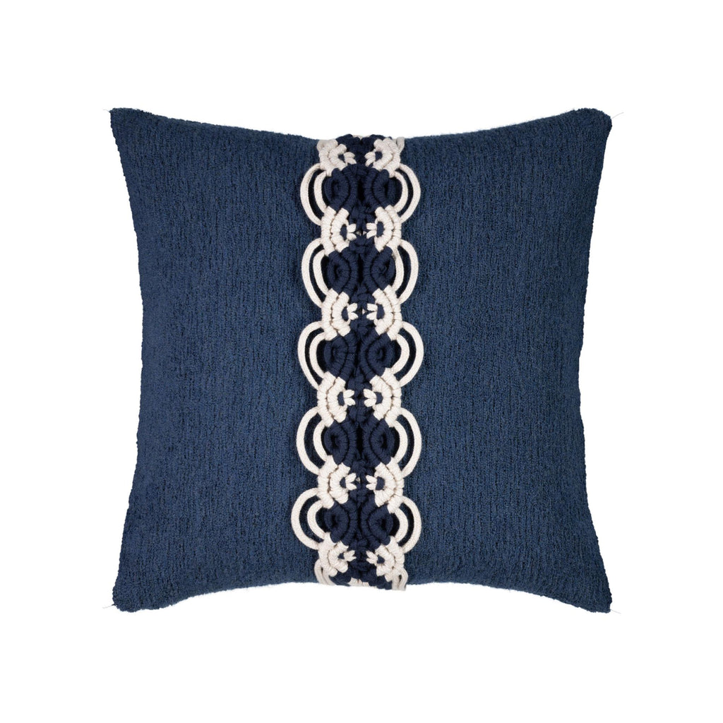 Elaine Smith Distinct Indigo Blue 20" x 20" Pillow
