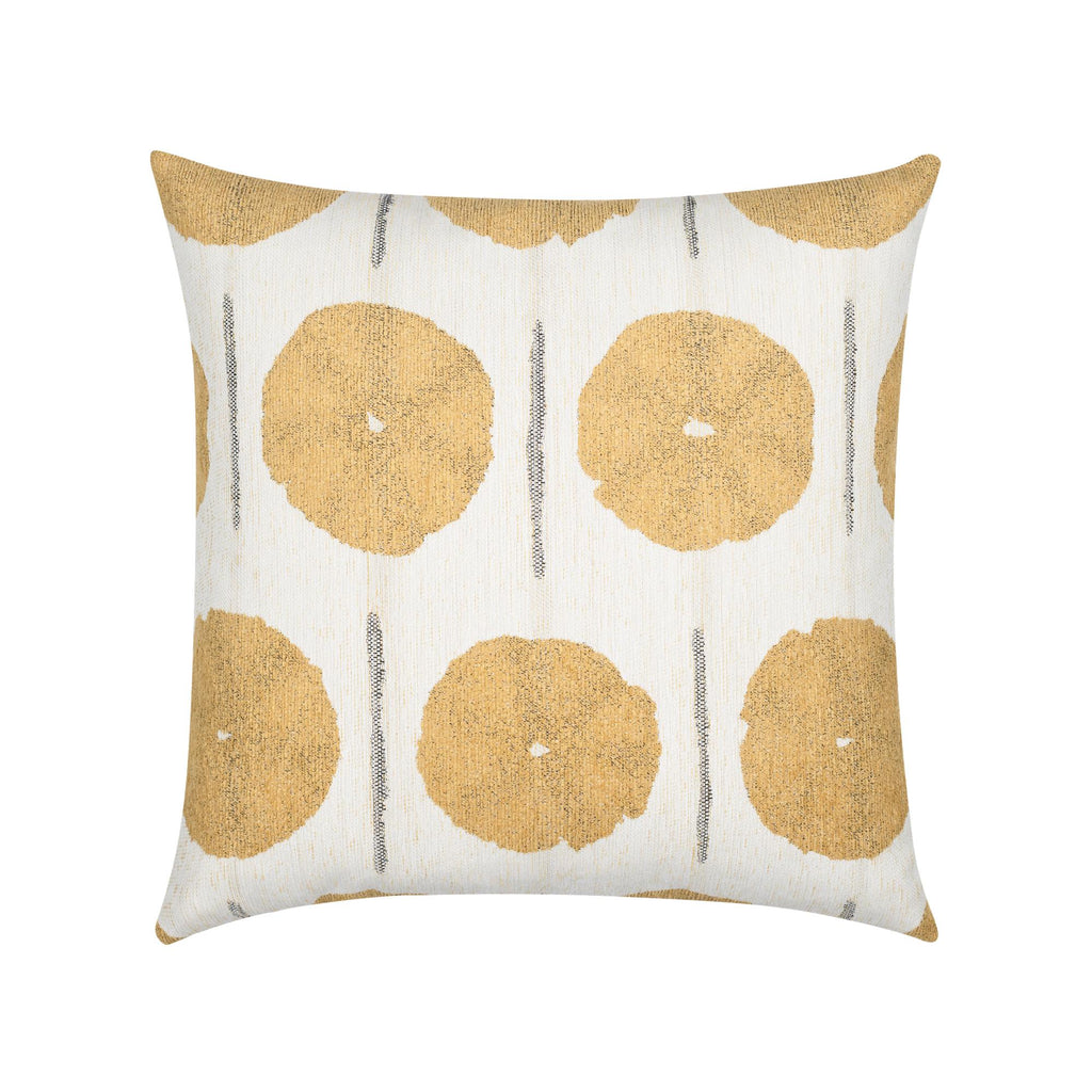 Elaine Smith Solstice Gold Gold 20" x 20" Pillow