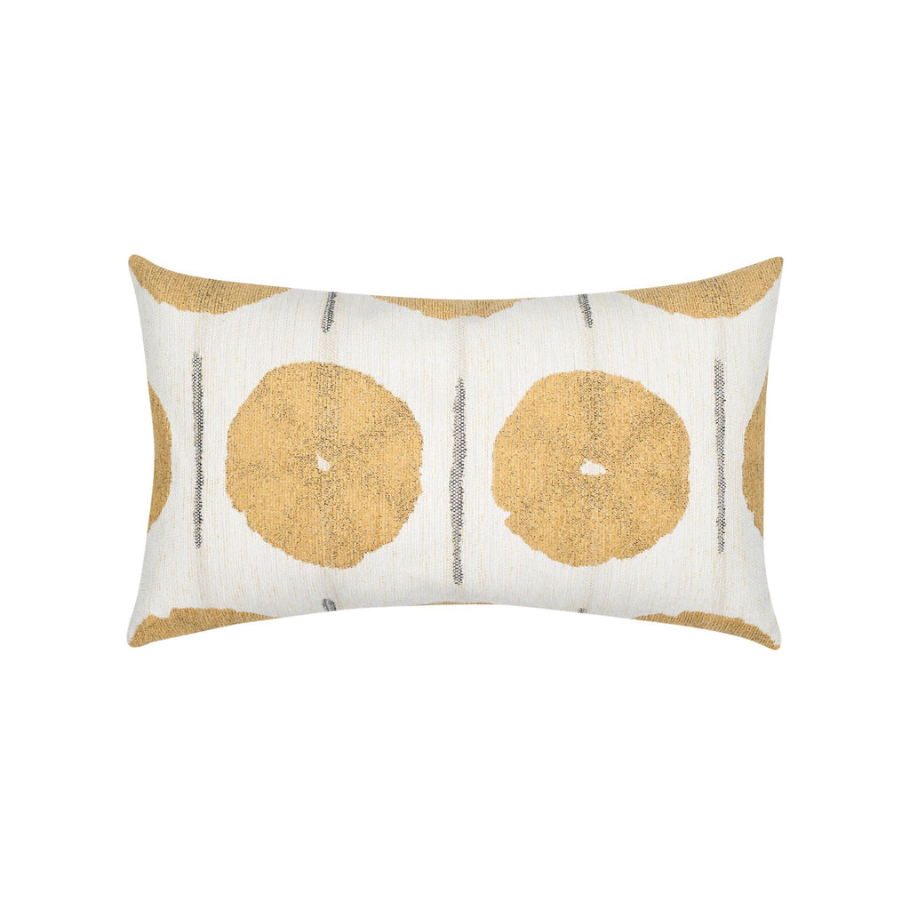 Elaine Smith Solstice Gold Gold 12" x 20" Pillow