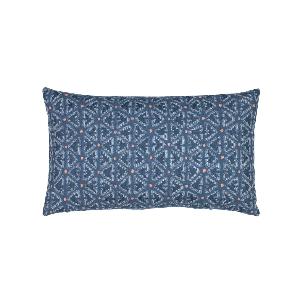 Elaine Smith Intricate Denim Blue 12" x 20" Pillow