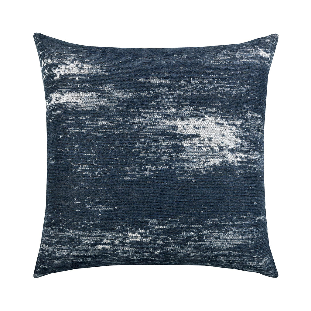 Elaine Smith Distressed Indigo Blue 22" x 22" Pillow