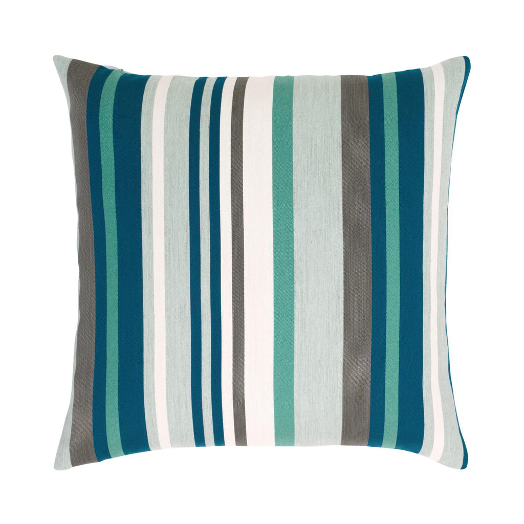 Elaine Smith Lagoon Stripe Blue 22" x 22" Pillow