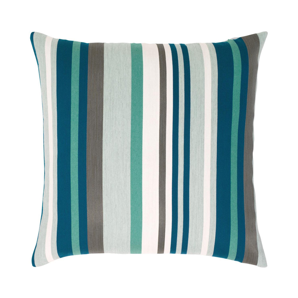 Elaine Smith Lagoon Stripe Blue 22" x 22" Pillow