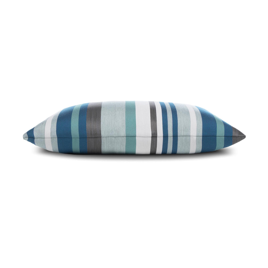 Elaine Smith Lagoon Stripe Blue 22" x 22" Pillow