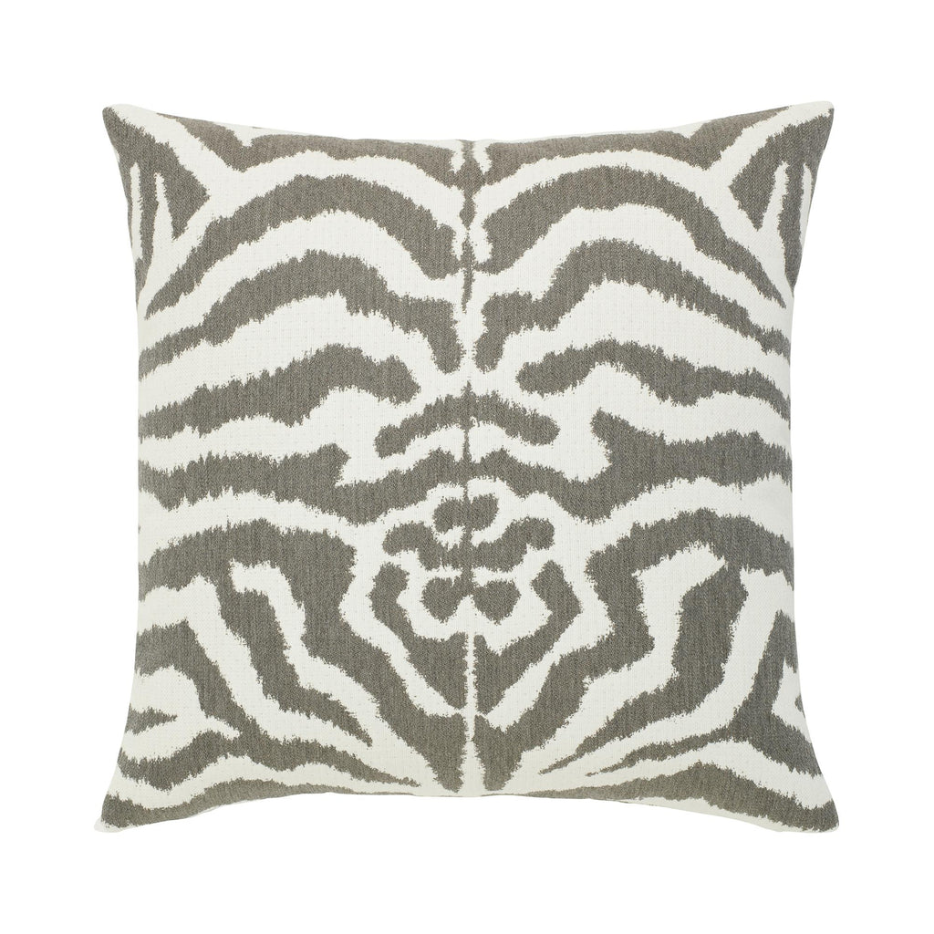 Elaine Smith Zebra Gray Gray 22" x 22" Pillow