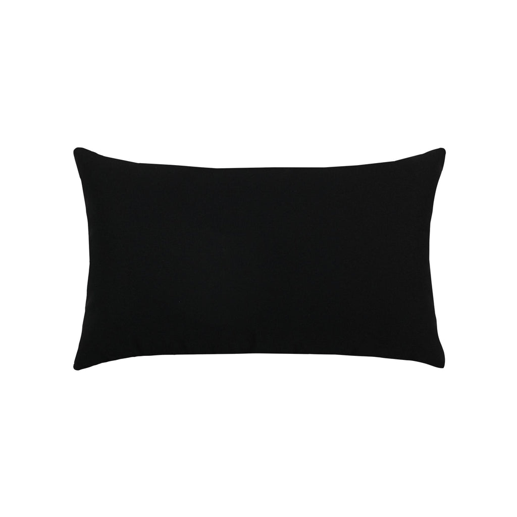 Elaine Smith Canvas Black Blue 12" x 20" Pillow