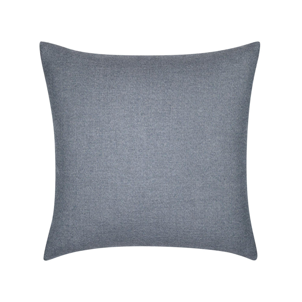 Elaine Smith Solid Denim Blue 20" x 20" Pillow