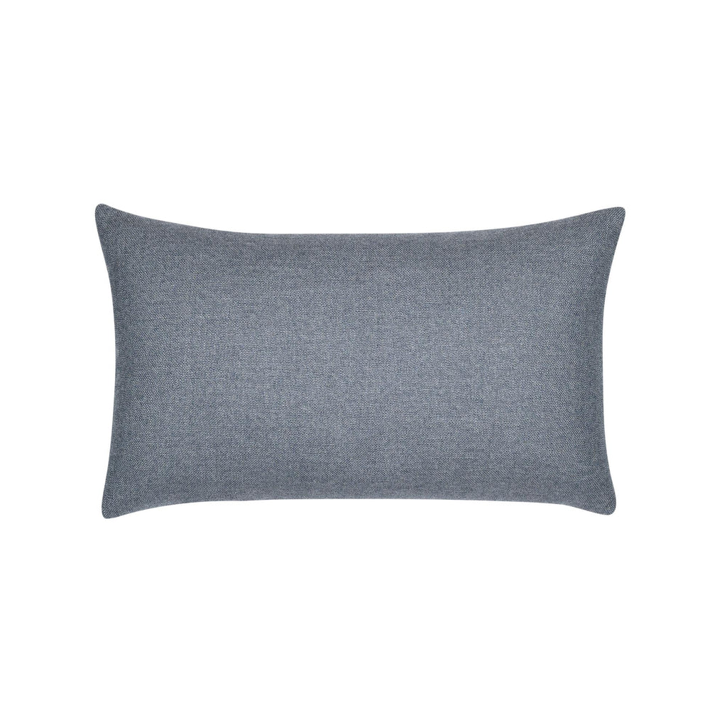 Elaine Smith Solid Denim Blue 12" x 20" Pillow