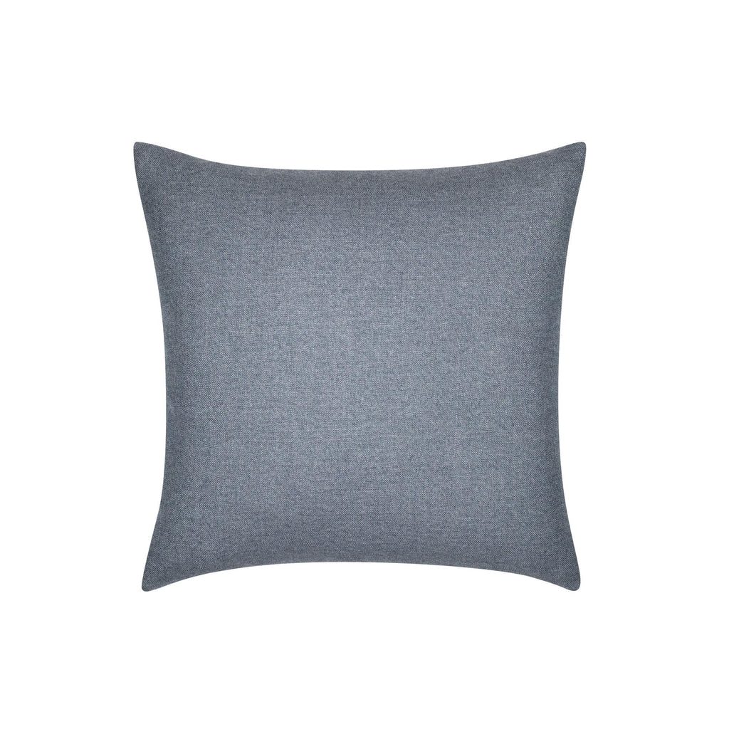 Elaine Smith Solid Denim Blue 17" x 17" Pillow