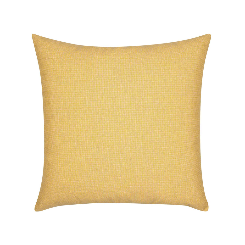Elaine Smith Solid Lemon Yellow 20" x 20" Pillow