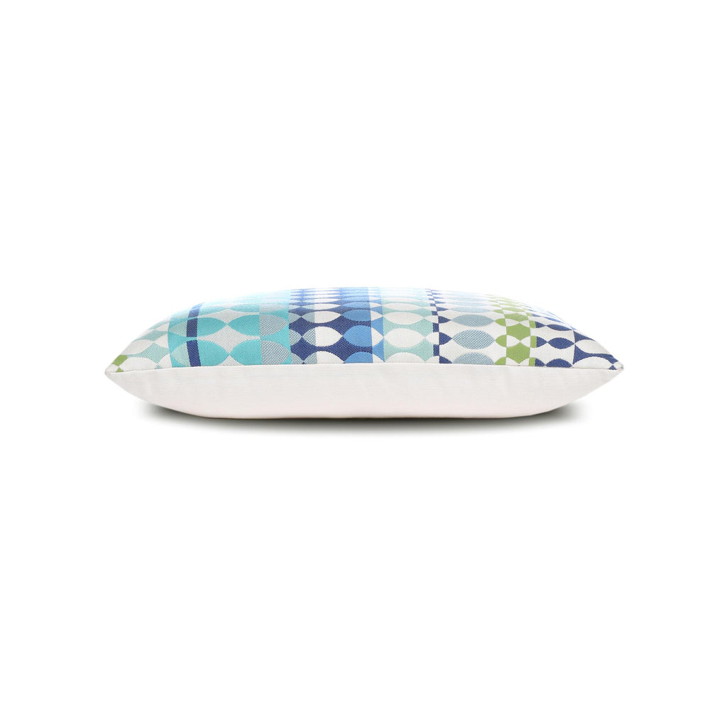 Elaine Smith Modern Oval Ocean Multi 12" x 20" Pillow