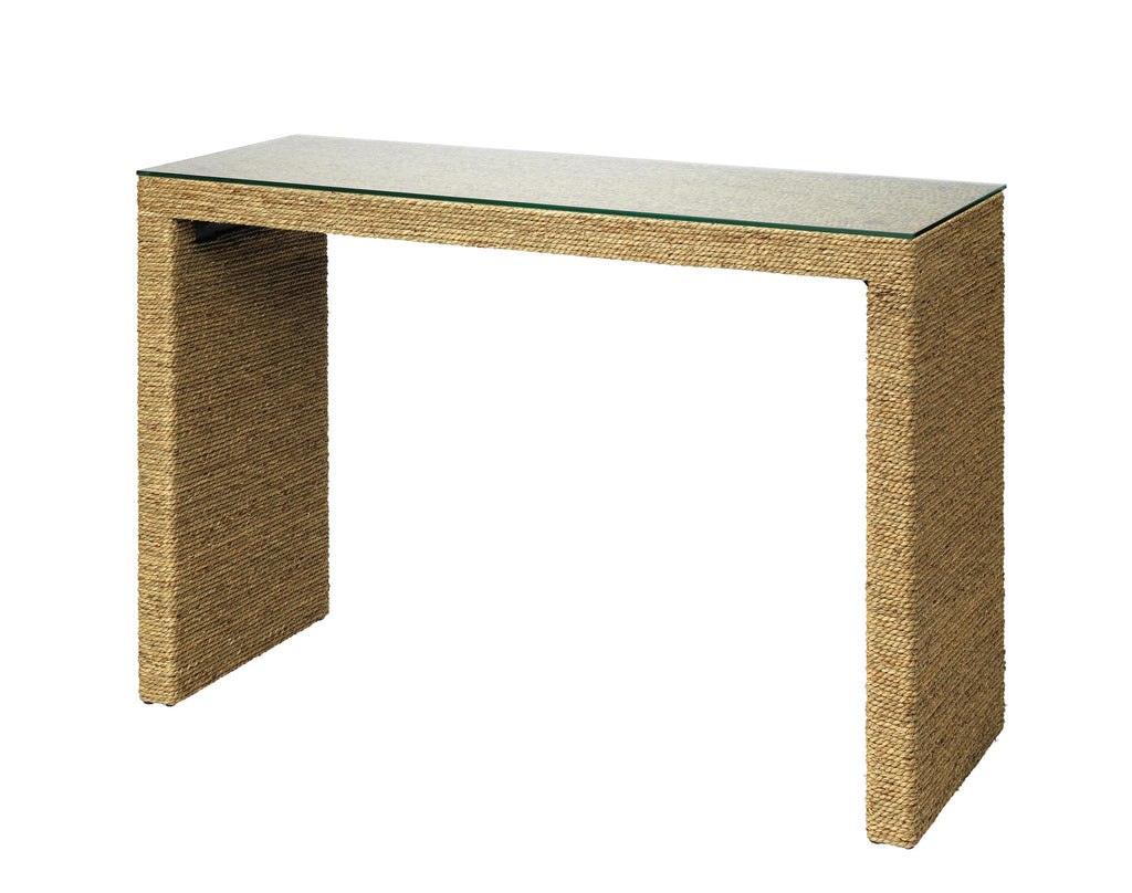 Jamie Young Captain Seagrass Console Table