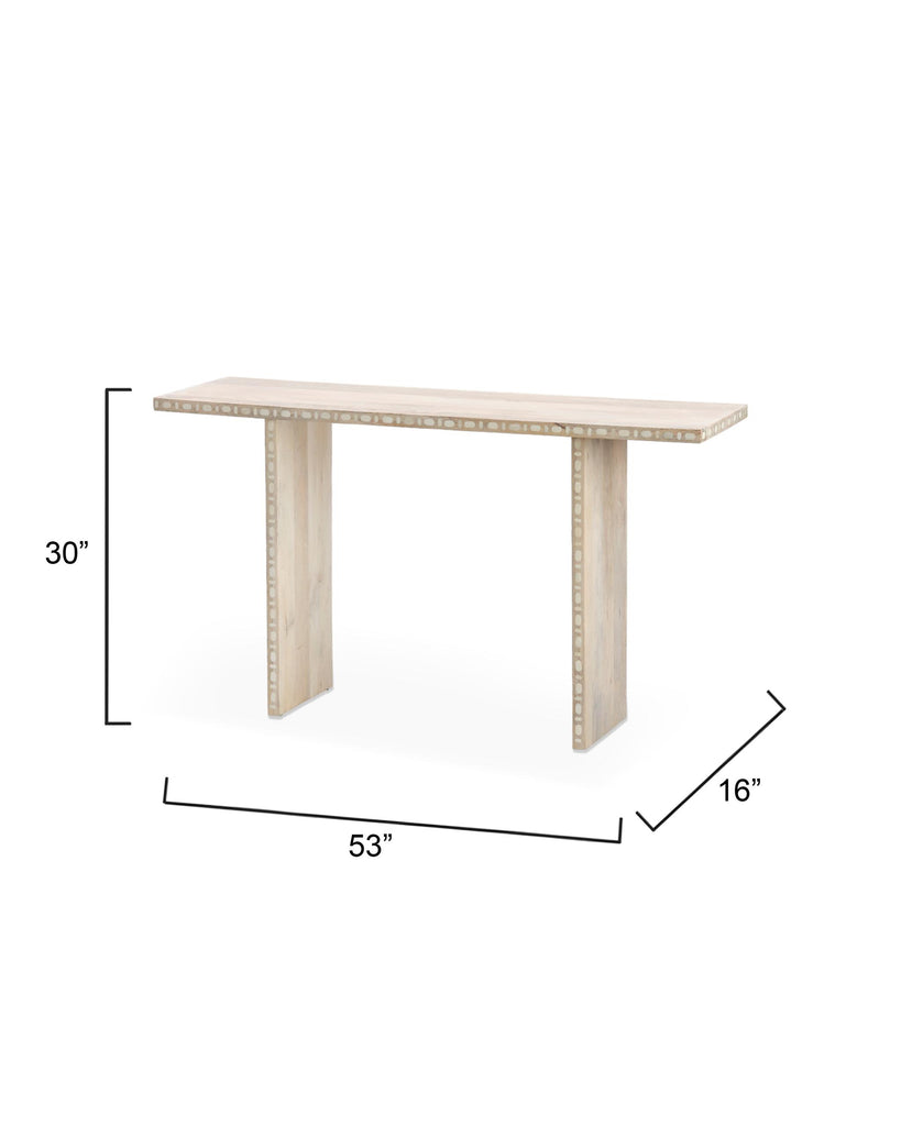 Jamie Young Sama Wood Console Table