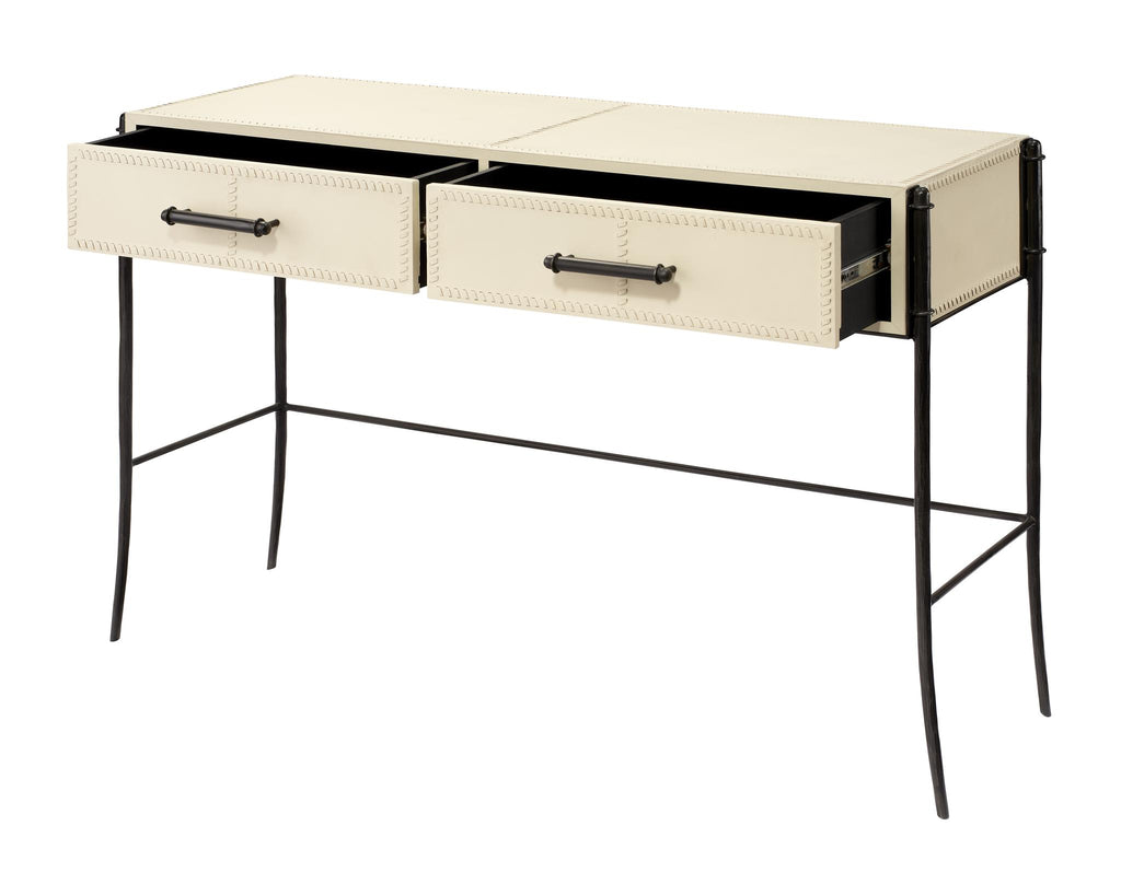 Jamie Young Nevado Leather Console Table