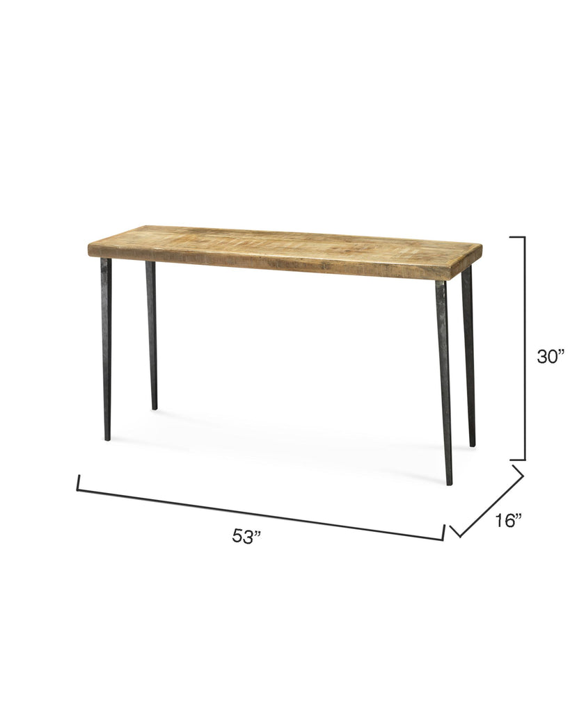 Jamie Young Farmhouse Wood Console Table