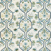 Brunschwig & Fils Le Jasmin Print Marine Fabric