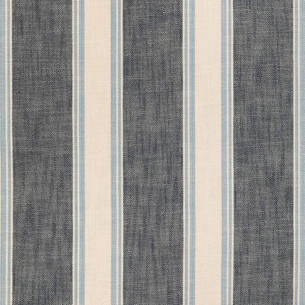 Brunschwig & Fils LA RIVIERA STRIPE BLUE Upholstery Fabric