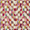 Clarke & Clarke Delaunay Magenta Peacock Upholstery Fabric