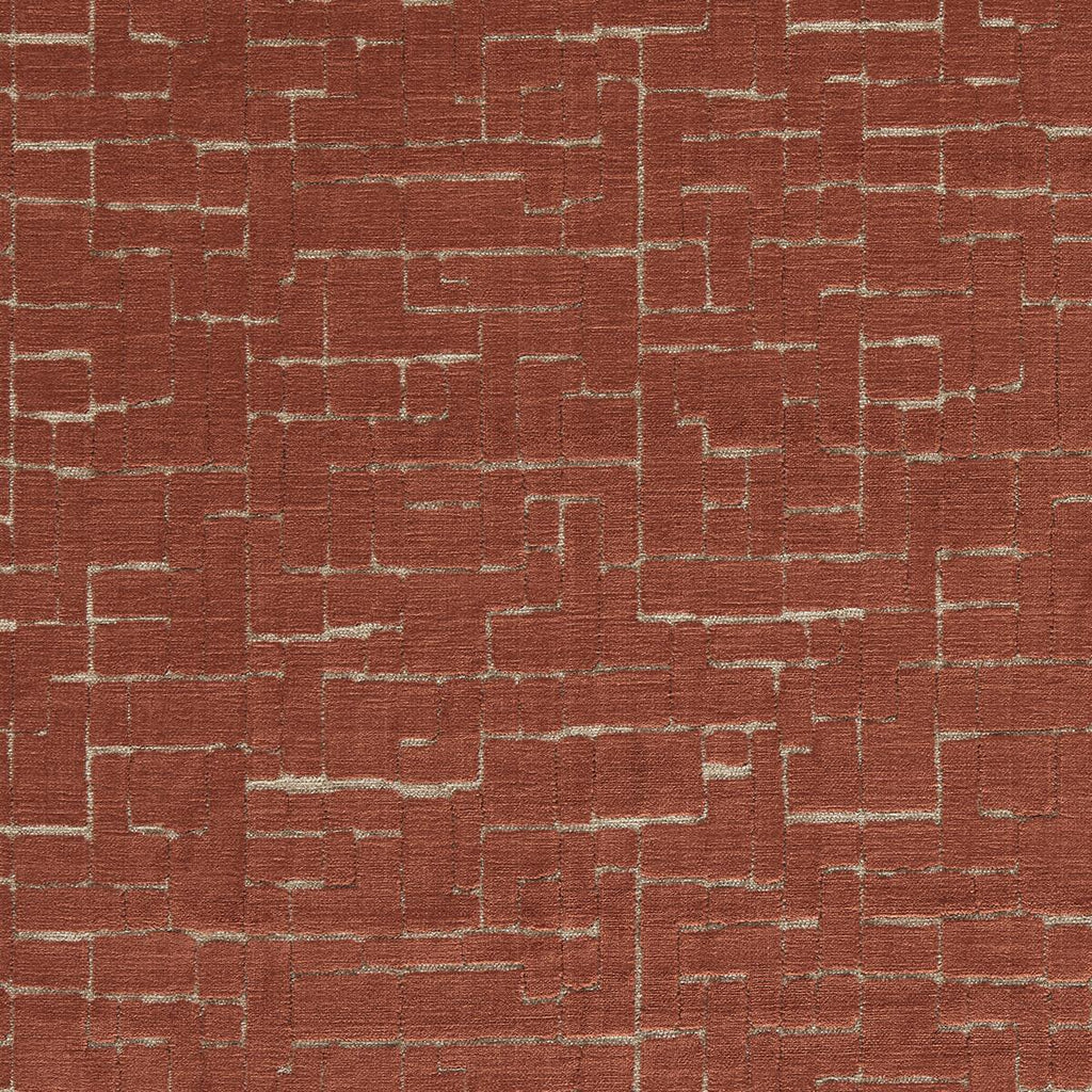 Clarke & Clarke KUPKA COPPER Upholstery Fabric