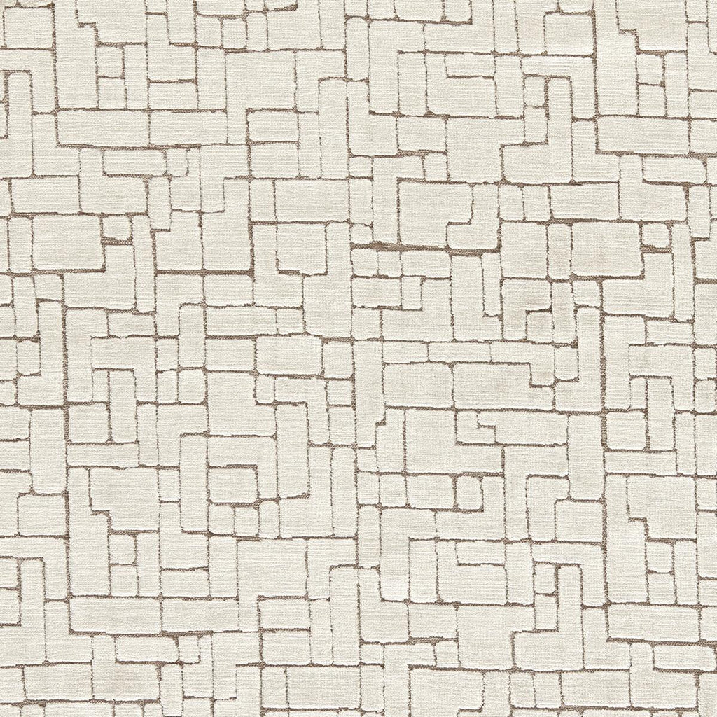 Clarke & Clarke KUPKA IVORY Upholstery Fabric