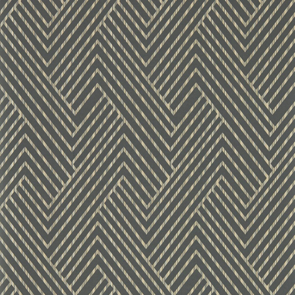 Clarke & Clarke GRASSETTO CHARCOAL WP Wallpaper