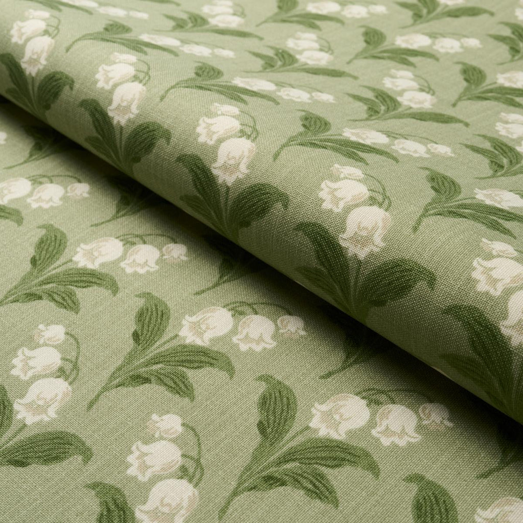 Schumacher Lily Of The Valley Indoor/Outdoor Moss Fabric