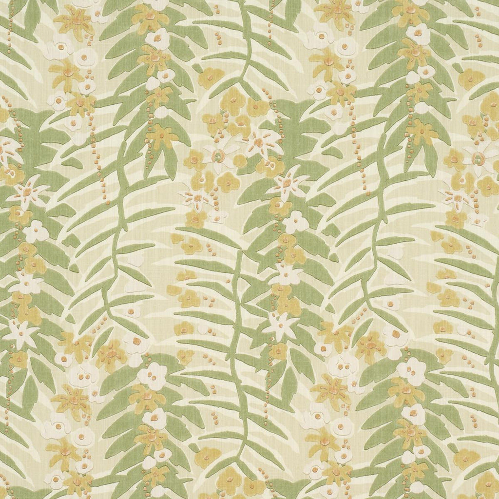 Schumacher Ashbee Botanical Citron Fabric