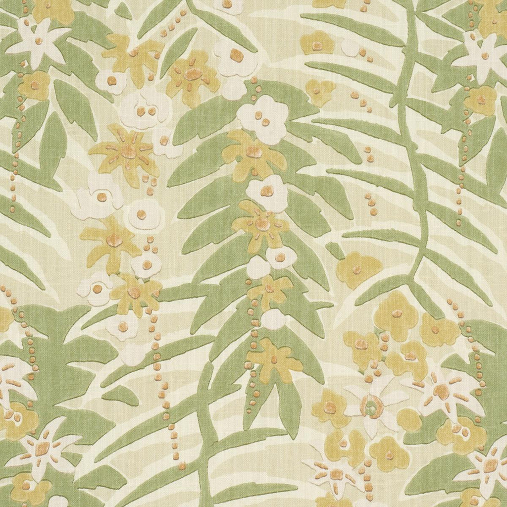 Schumacher Ashbee Botanical Citron Fabric