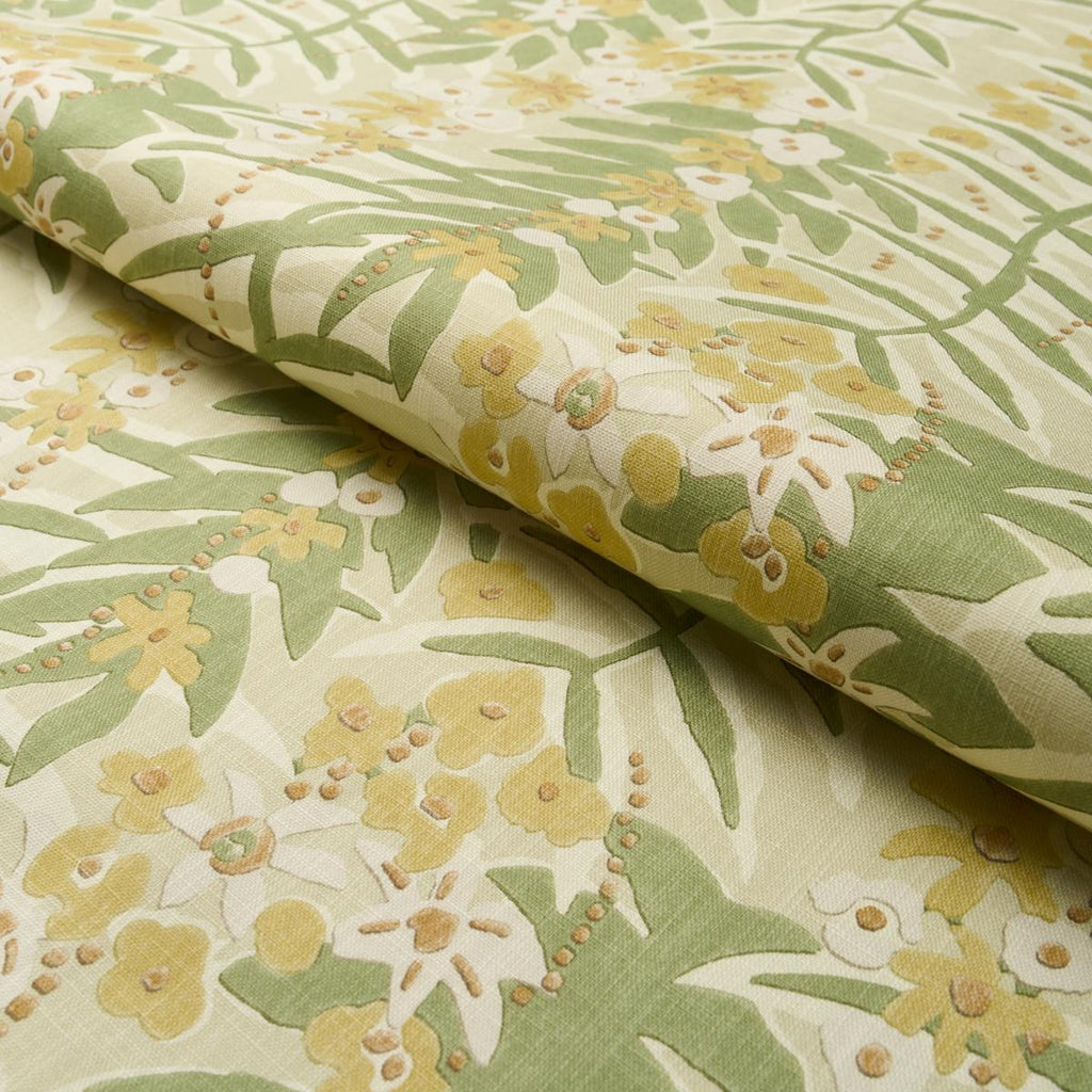 Schumacher Ashbee Botanical Citron Fabric