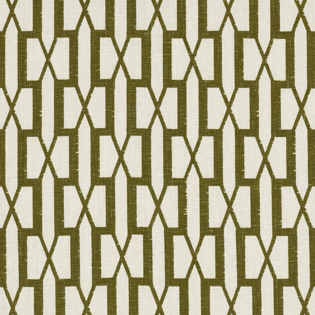 Schumacher Belvedere Olive Fabric