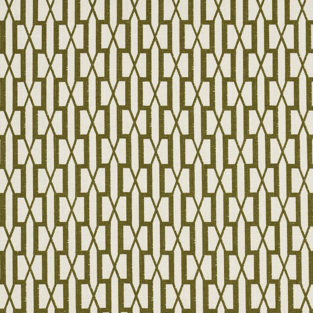 Schumacher Belvedere Olive Fabric