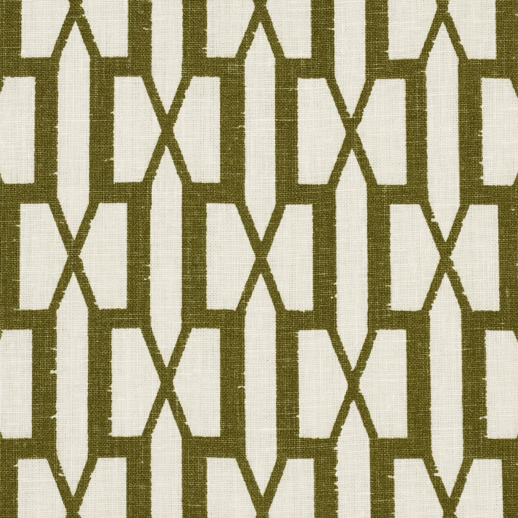 Schumacher Belvedere Olive Fabric