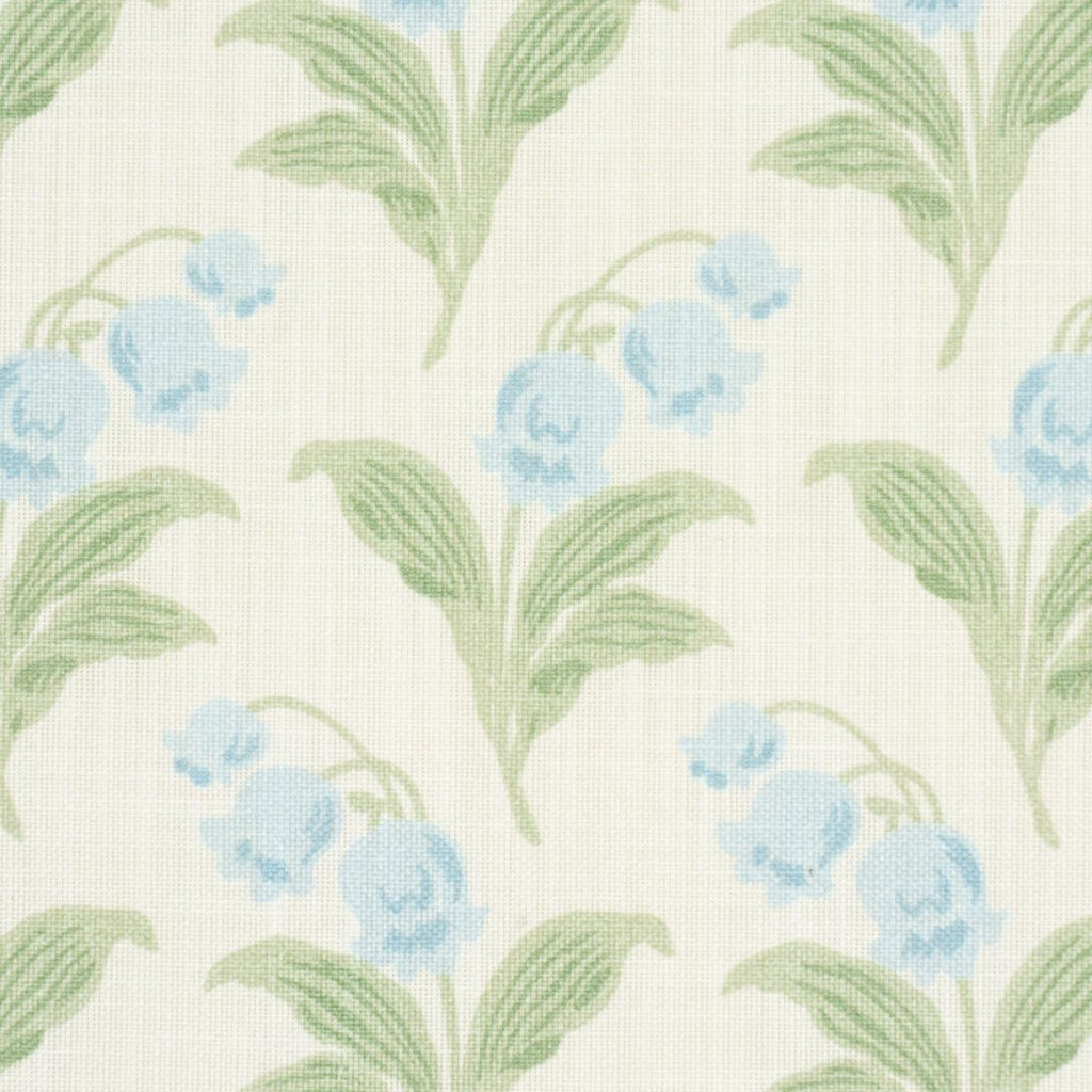 Schumacher Lily Of The Valley Indoor/Outdoor Bluebell Fabric