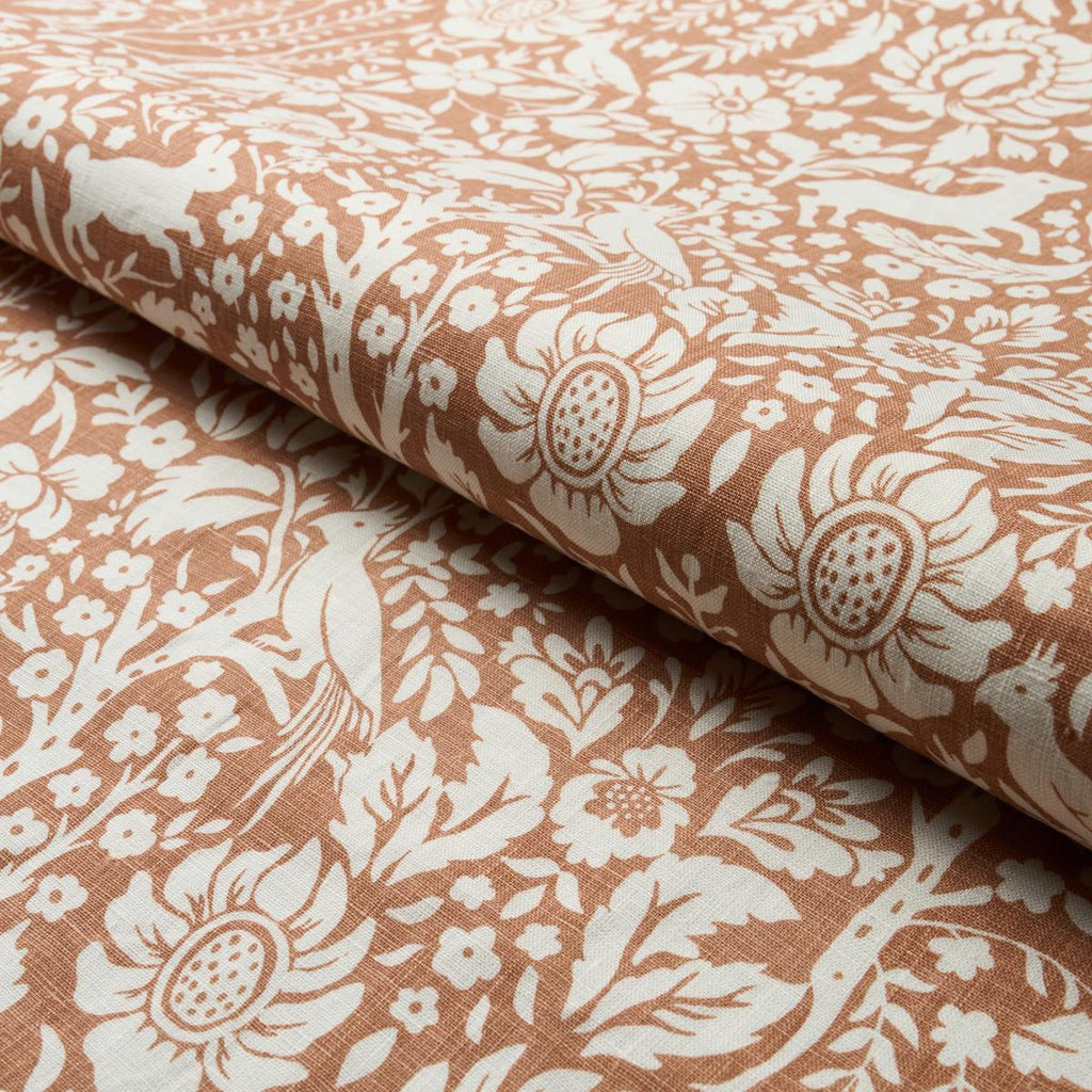 Schumacher Deerfield Spice Fabric