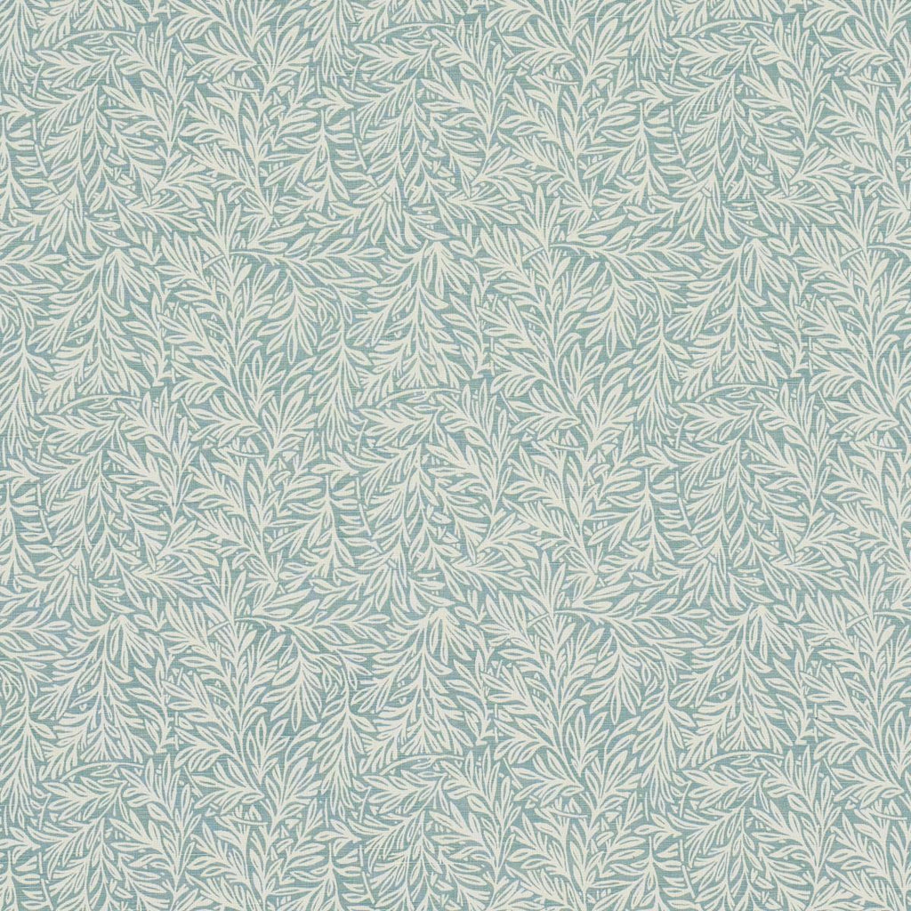 Schumacher Willow Leaf Aqua Fabric