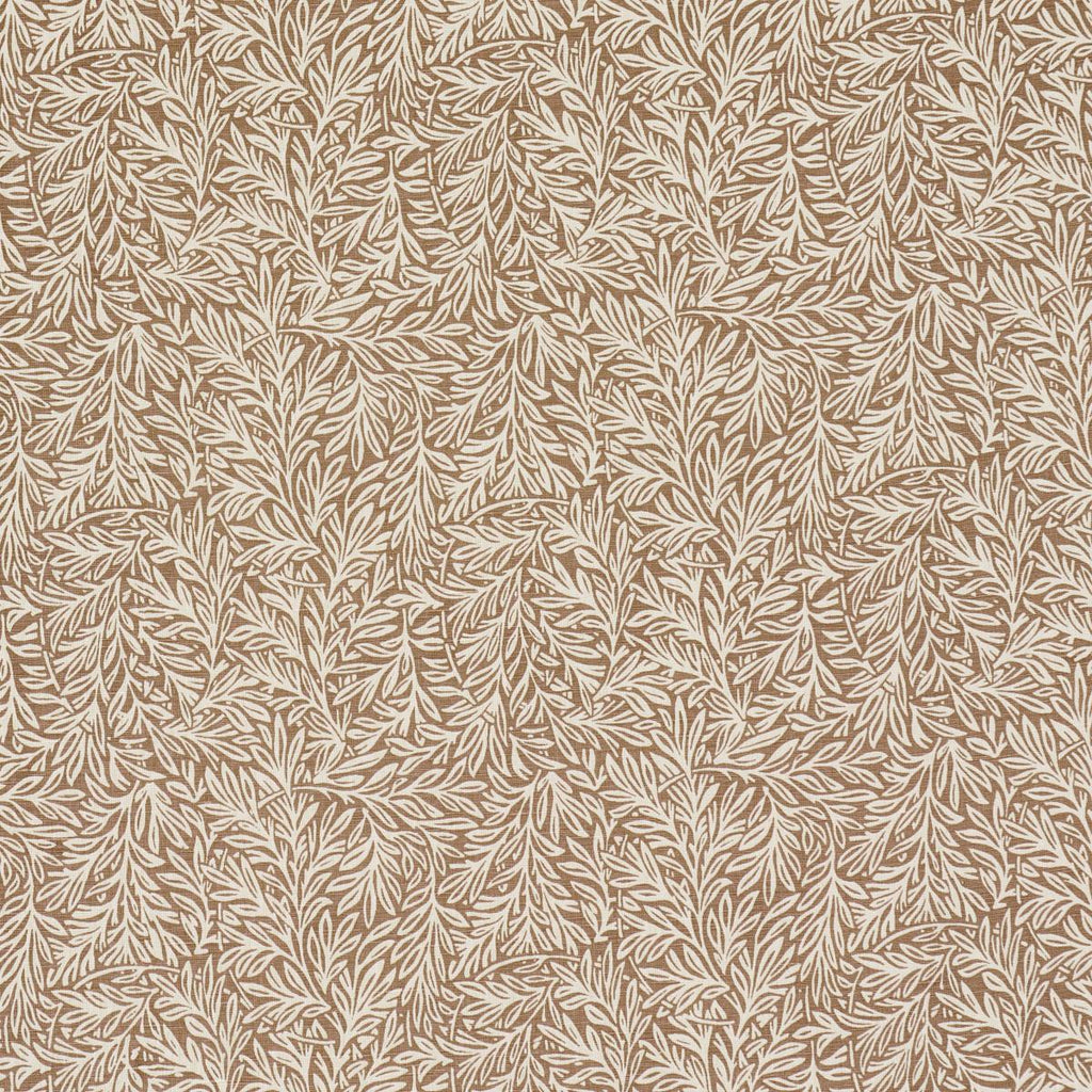 Schumacher Willow Leaf Mocha Fabric