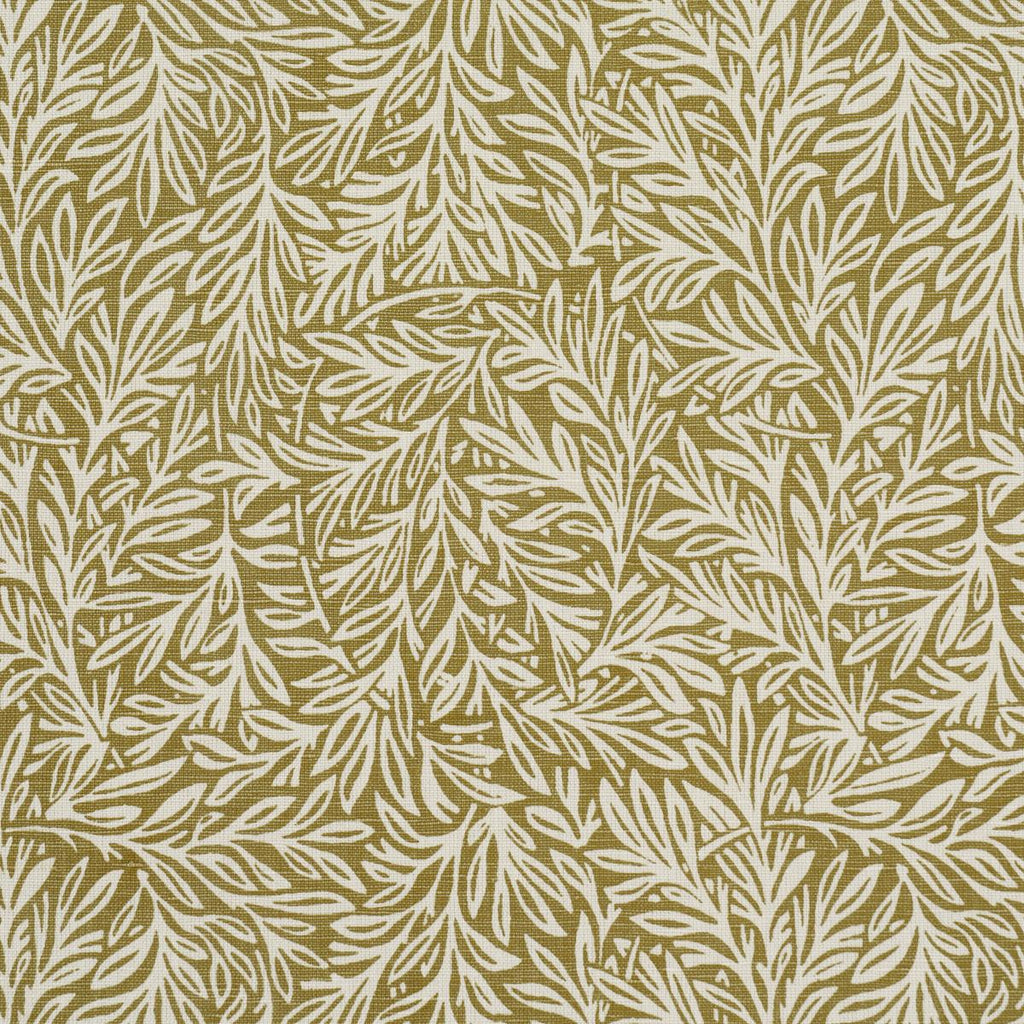 Schumacher Willow Leaf Moss Fabric