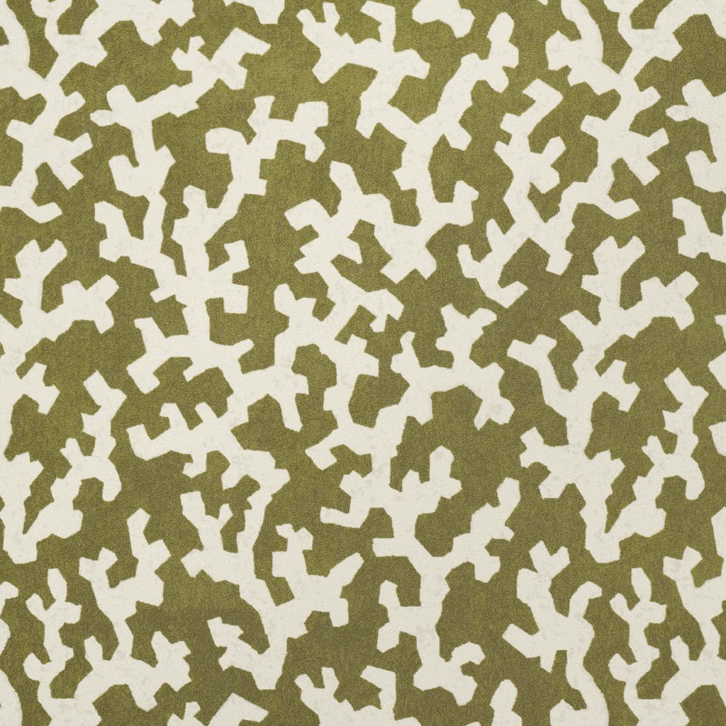 Schumacher Folly Olive Wallpaper