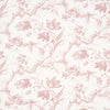 Schumacher Toile De Fleurs Pink Wallpaper