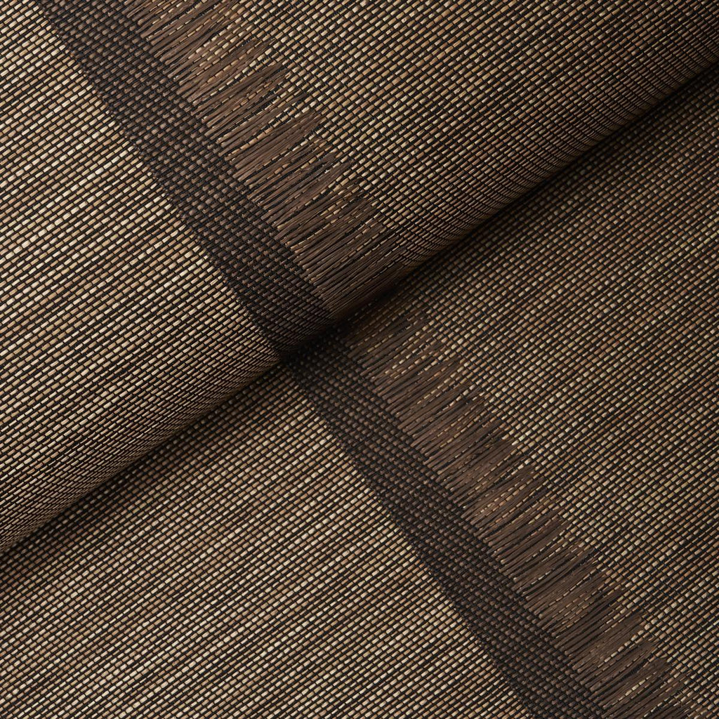 Schumacher Axel Fringe Wallcovering Brown/Copper Wallpaper