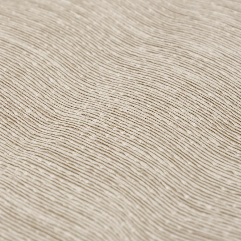 Schumacher Linen Pliss Wallcovering Alabaster Wallpaper