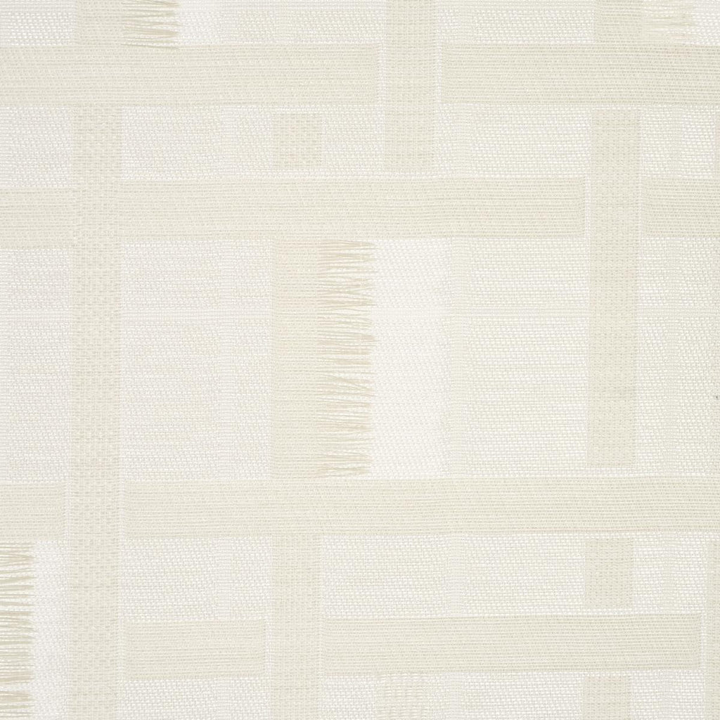 Schumacher Axel Plaid Wallcovering Parchment Wallpaper