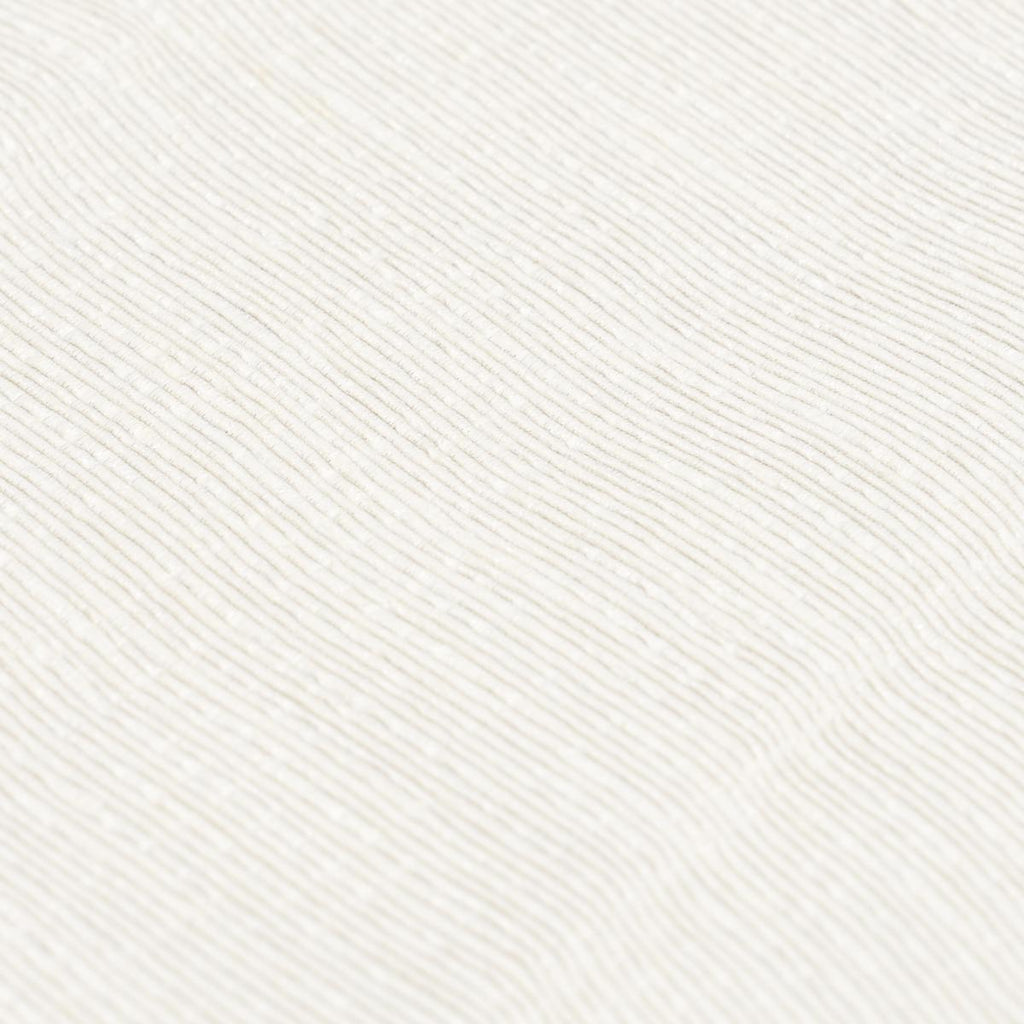 Schumacher Linen Pliss Wallcovering Ivory Wallpaper